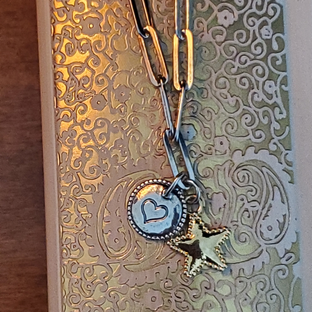 PZ Israel Sterling Paperclip Link Charm Bracelet - Picture 6 of 16